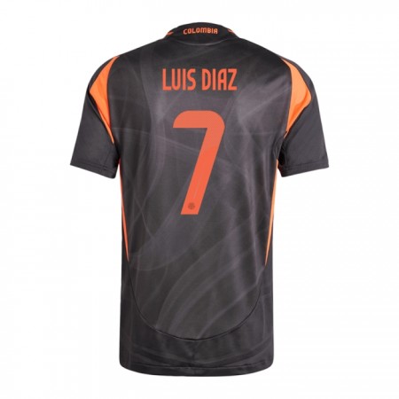 Fotbalové dres Kolumbie Luis Diaz 7 Venkovní 2024 Krátký Rukáv
